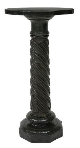 MARBLE COLUMN PEDESTAL PLANT