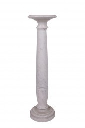 MARBLE COLUMNAR PEDESTALthe to