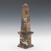 MARBLE EGYPTIAN REVIVAL OBELIS