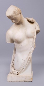 MARBLE FIGURE OF PSYCHE OF CAP