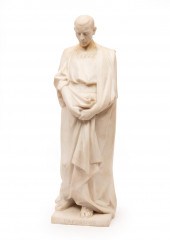 MARBLE FIGURE OF THE ROMAN JUR