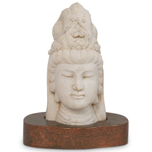 MARBLE GUAN YIN BUDDHA