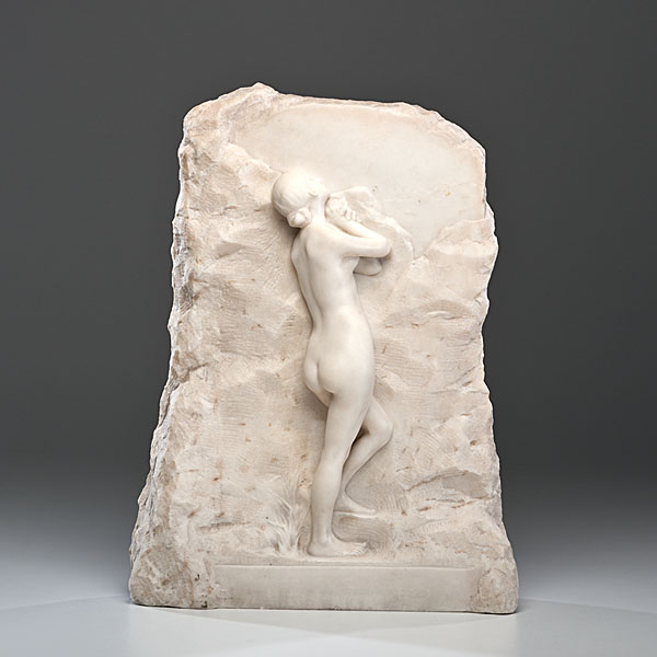 Marble Nude by Alfred Boucher