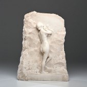 Marble Nude by Alfred Boucher