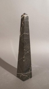 MARBLE OBELISK, H: 14 IN. (35.