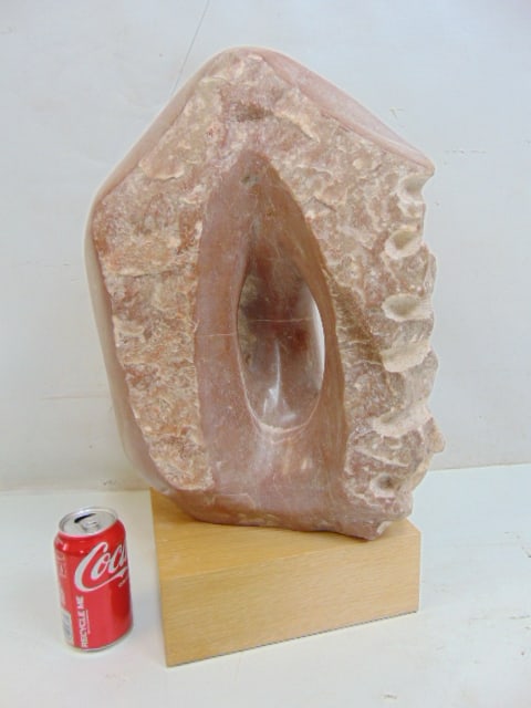MARBLE OR STONE SCULPTURE IN PINK