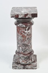 MARBLE PEDESTAL: Striking Ital
