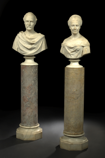 Marble Portrait Bust of Eleanor