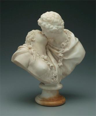 Marble sculpture after Houdon,
