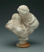 Marble sculpture after Houdon,