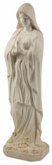 MARBLE SCULPTURE OUR LADY OF L