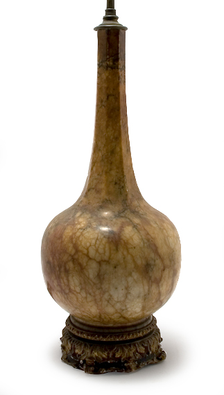 Marble Three-Light Lamp 	 