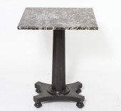 MARBLE TOP CAFE TABLE Cafe tab