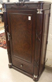 MARBLE-TOP MAHOGANY BARWARE CA