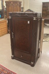 MARBLE-TOP MAHOGANY BARWARE CA