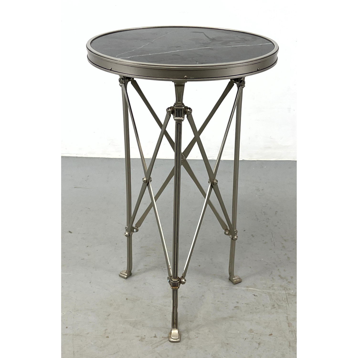 Marble Top Regency Style Tabouret
