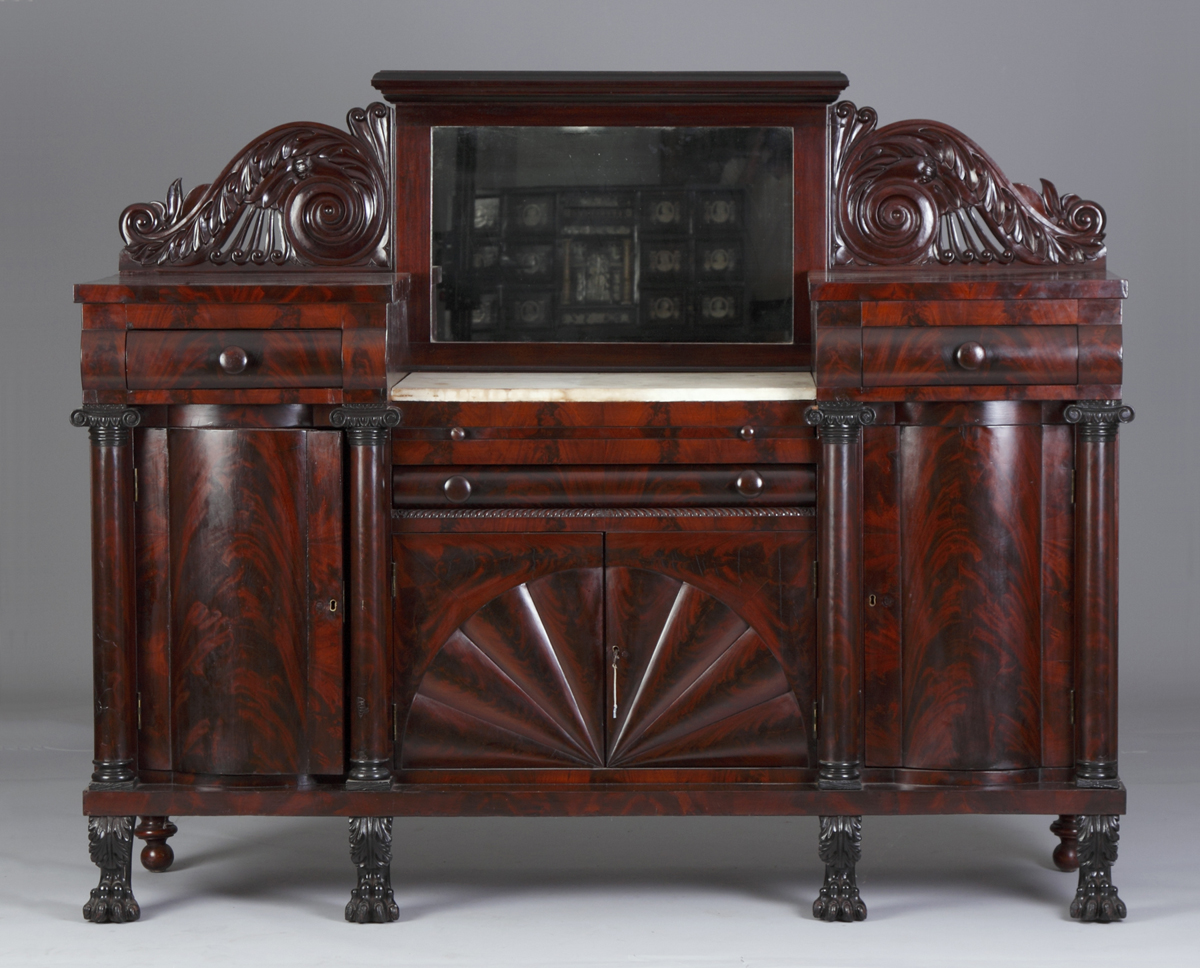 Marble Top Sideboard attr. to