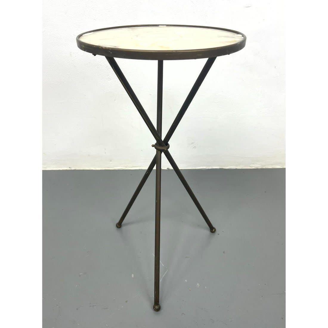 Marble Top Small Round Side