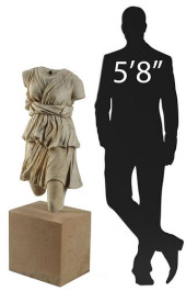 MARBLE TORSO DIANA THE HUNTRES