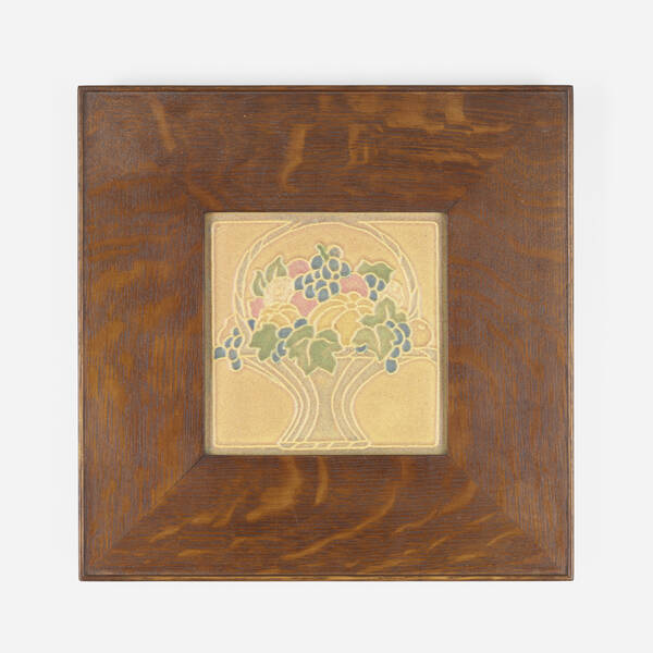Marblehead Pottery. Trivet tile.