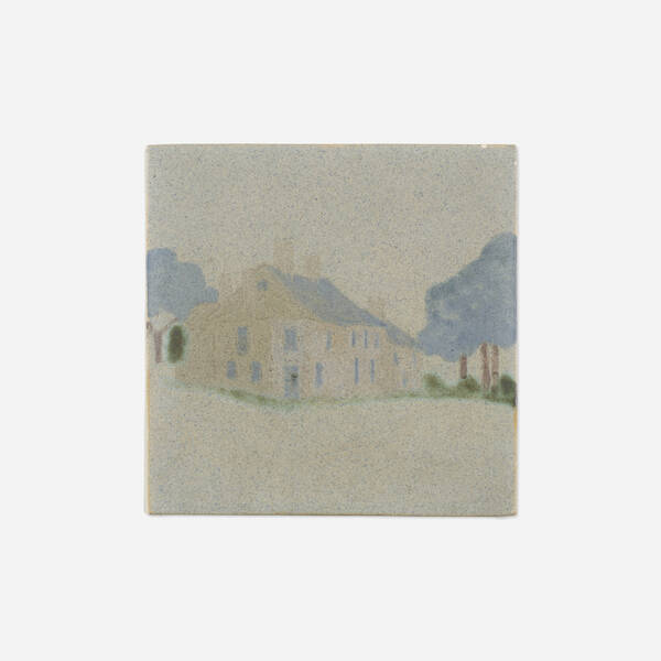 Marblehead Pottery. Trivet tile