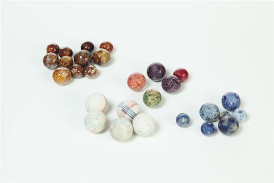 MARBLES.  American  l9th century 