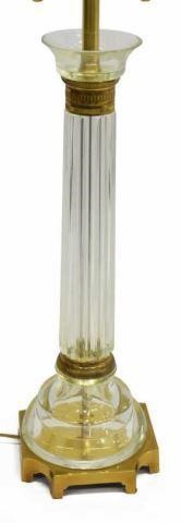 MARBRO GILT METAL & GLASS COLUMN