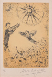 MARC CHAGALL (1887 - 1985) "PS