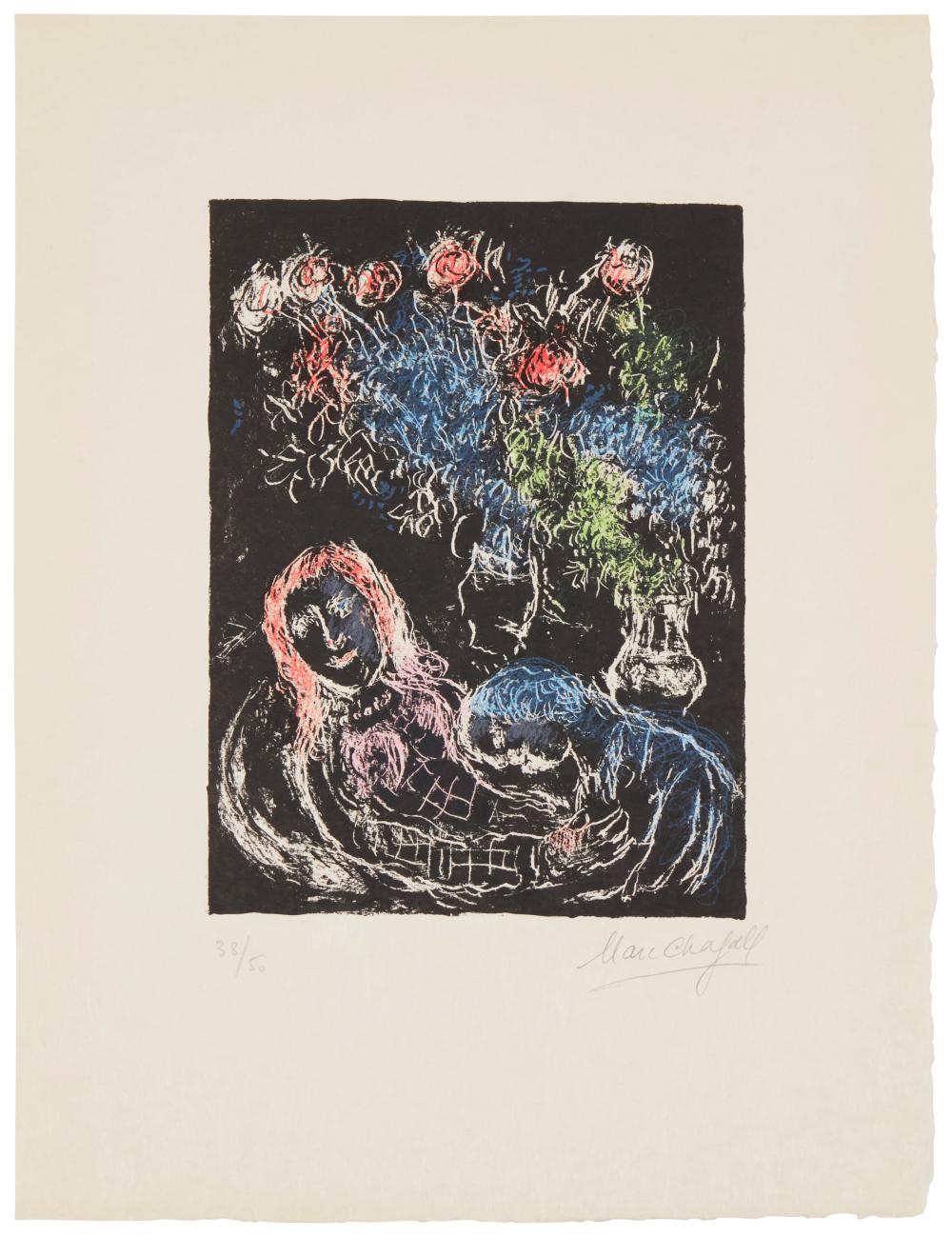 MARC CHAGALL (1887-1985), "COUPLE