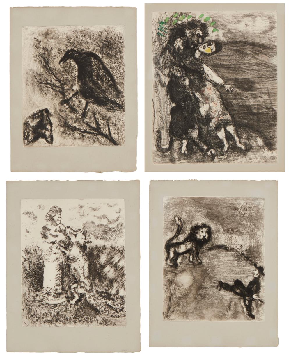 MARC CHAGALL (1887-1985), FOUR