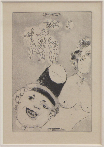 MARC CHAGALL (1887-1985) L'UXURE.