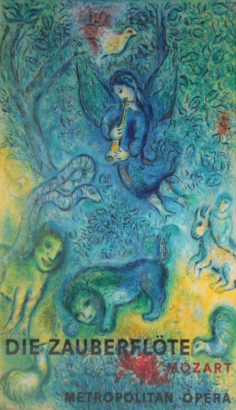 MARC CHAGALL (AFTER). Lithograph.