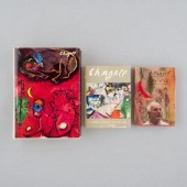 MARC CHAGALL AUTOGRAPHED BOOKS