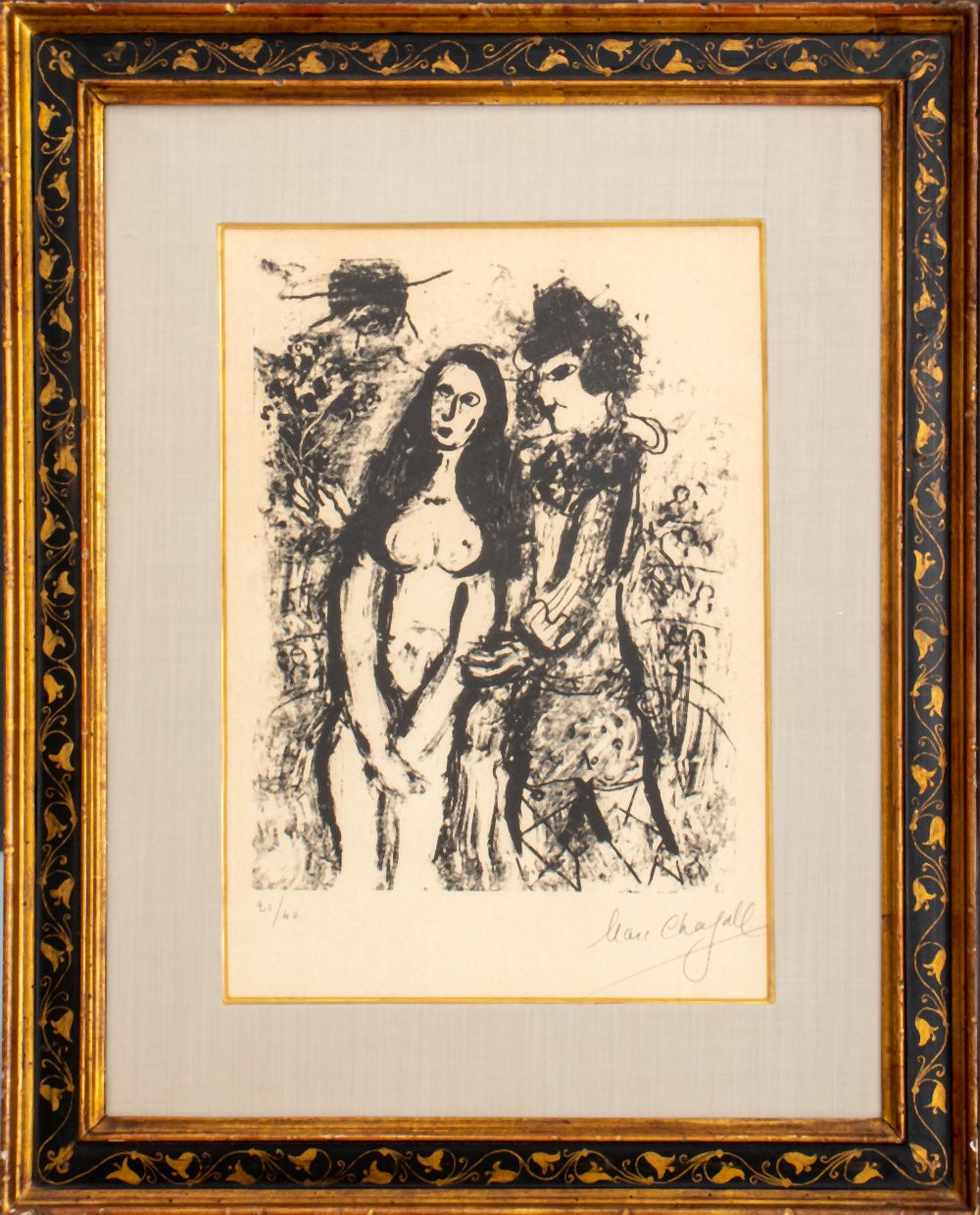 MARC CHAGALL "CLOWN IN LOVE"