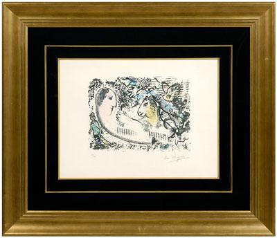 Marc Chagall color lithograph