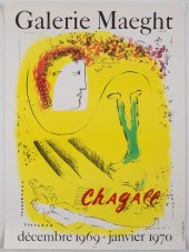 MARC CHAGALL. "GALERIE MAEGHT,