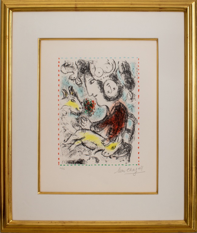 MARC CHAGALL "L'ARTISTE A LA