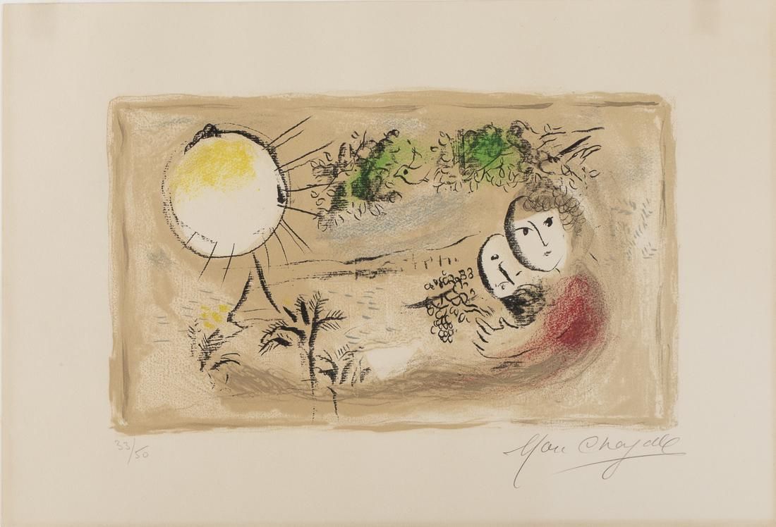 MARC CHAGALL, LE REPOS,