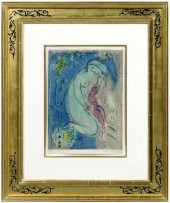 Marc Chagall lithograph (Russi