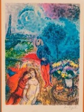 MARC CHAGALL LITHOGRAPH SERENA