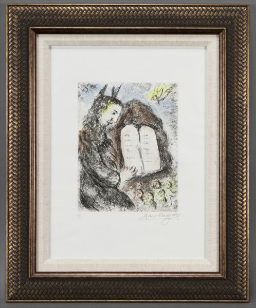 Marc Chagall ''Moise'' etching