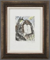 Marc Chagall ''Moise'' etching