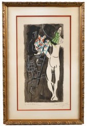 MARC CHAGALL 'ON THE TRACK' CO