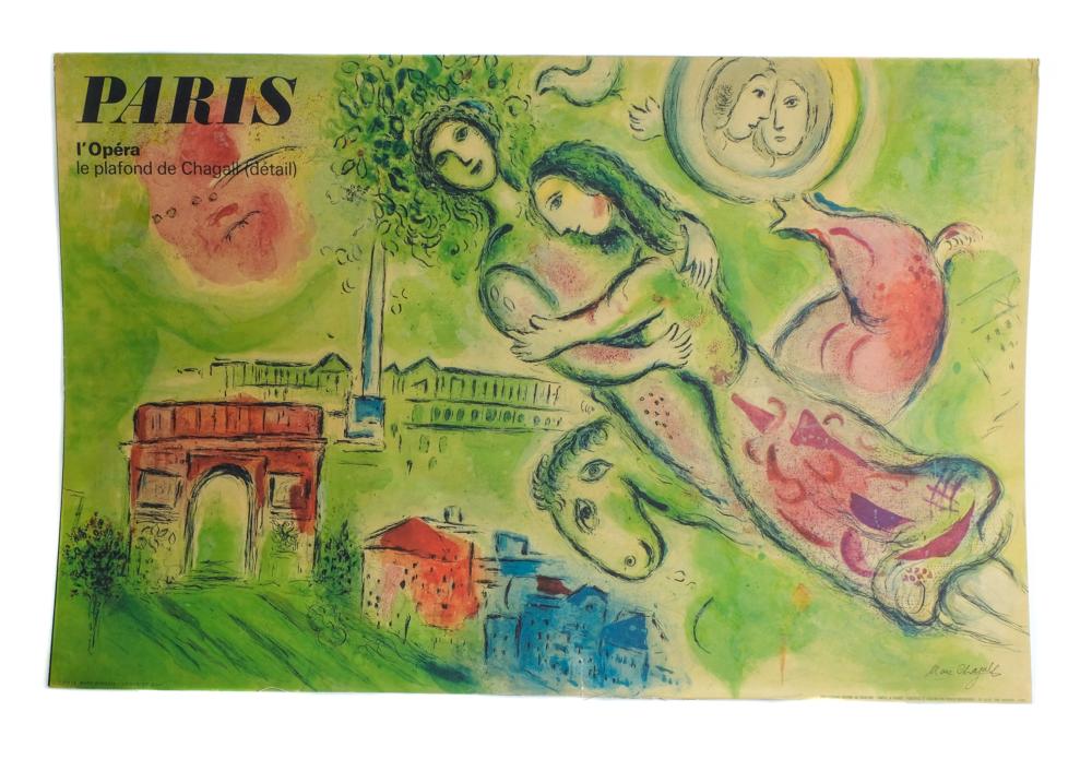 MARC CHAGALL PARIS L'OPERA ROMEO