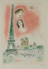 MARC CHAGALL "PARIS OF DREAM"