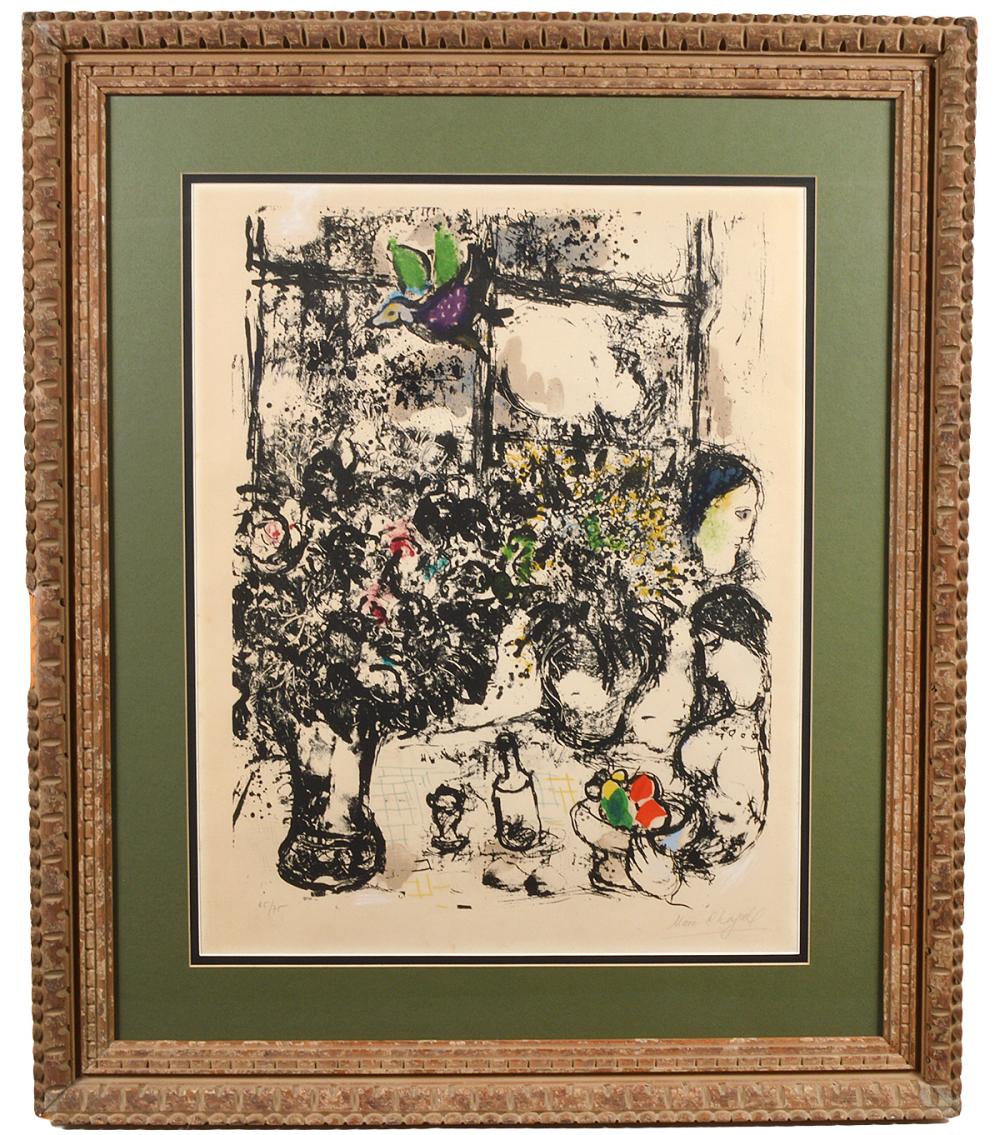 MARC CHAGALL 'STILL LIFE WITH
