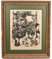 MARC CHAGALL 'STILL LIFE WITH
