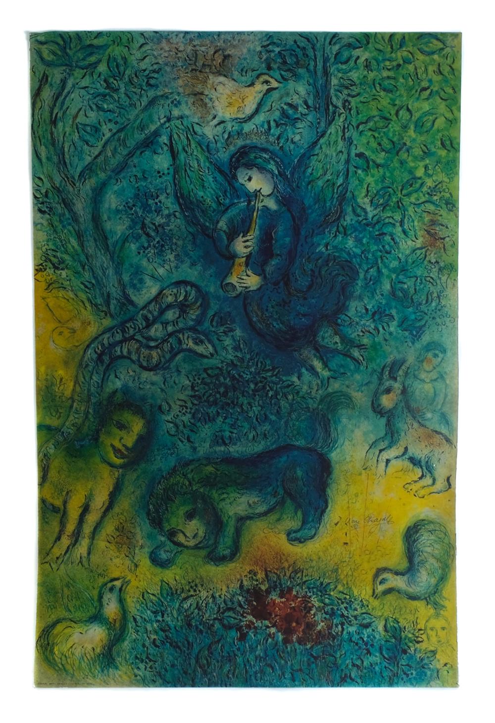 MARC CHAGALL, THE MAGIC FLUTE,