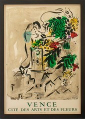 MARC CHAGALL "VENCE" COLOR POS
