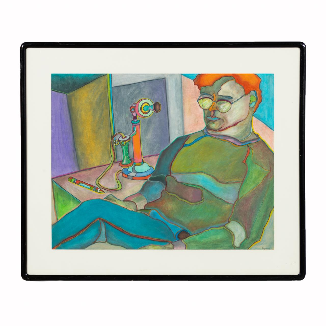 MARC HELMAN, MAN WITH TELEPHONE,